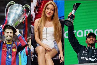 Gerard Piqué, Shakira y Lewis Hamilton han dado de qué hablar en los últimos días.