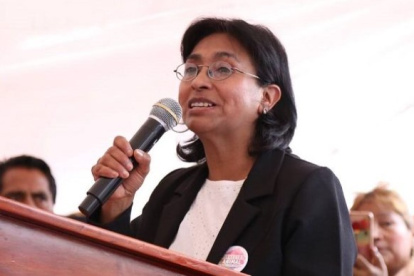 Cargo. María Hernández fue funcionaria en el período de Augusto Barrera.