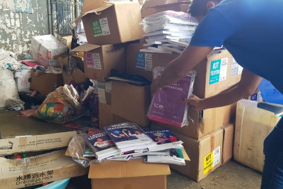 Investigación. Libros oficiales fueron vendidos a recicladora.