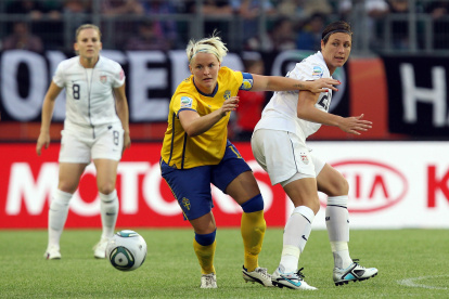 Nilla Fischer fue internacional 194 veces con la selección sueca entre 2001 y 2022 y participó en cuatro Mundiales y tres Juegos Olímpicos.