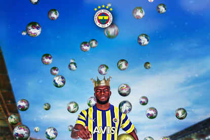 Arte realizado por Fenerbahçe y publicado en la página oficial del equipo por el adiós del ecuatoriano.