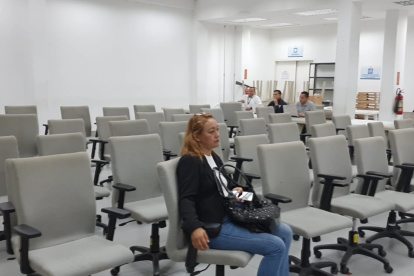 Al inicio de la última jornada de registro no hubo afluencia de personas en la Delgación.