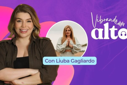 Liuba Gagliardo en un episodio de Vibrando Alto.