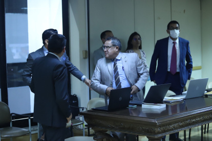 Diligencia. La semana pasada, la Fiscalía formuló cargos en contra de dos vocales del Consejo de la Judicatura por posible tráfico de influencias.