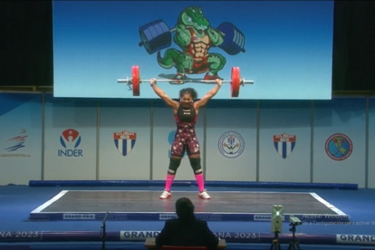 Angie Palacios se impuso en la categoría de 71 kilos en el Grand Prix de La Habana.