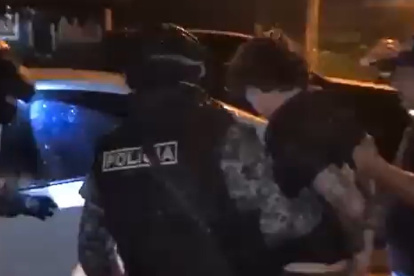 Capturan al más buscado de Santo Domingo de los Tsáchilas.