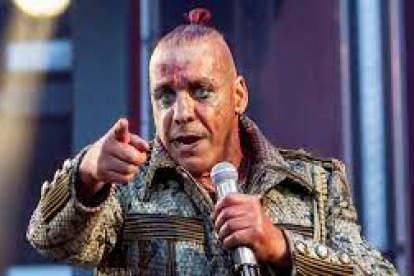 Till Lindemann, vocalista de la agrupación Rammstein.