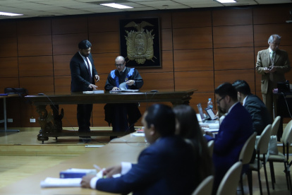 Diligencia. La semana pasada en la Corte Nacional se formularon cargos para dos vocales del Consejo.