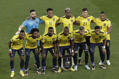 Jugadores de Ecuador, en una fotografía de archivo.
