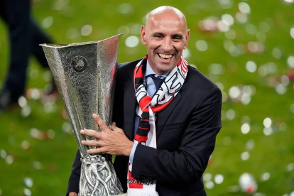 El DT español venció a la Roma en los penales.