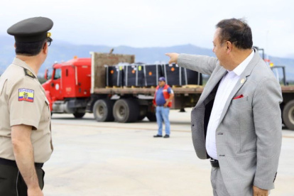 El Ministerio de Interior informó sobre el arribo del primer cargamento de municiones  para fortalecer a la Policía Nacional