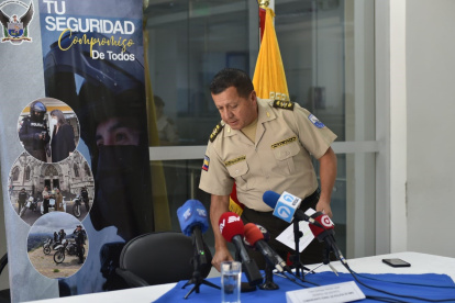 Información. El comandante del Distrito Víctor Herrera dio detalles de los hechos ocurridos en el Comité del Pueblo.