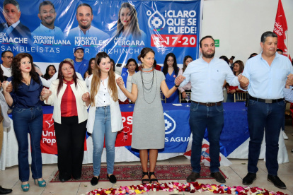 Coordinadora. Nuevamente Manuela Picq será la mano derecha del candidato Yaku Pérez en su carrera a la presidencia.