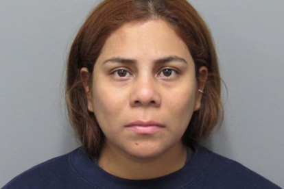 Kristel Candelario a través de foto policial.