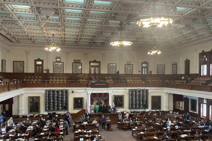 Vista general de una sesión del Senado de Texas, celebrada el 25 de mayo de 2023 en Austin (EE.UU).