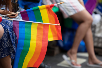 "Regresamos orgullosos" fue es el slogan del desfile por el Día del Orgullo Gay que se celebró el 28 de junio de 2022