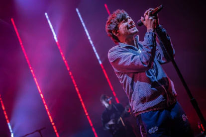 Louis Tomlinson en su concierto en Chicago.