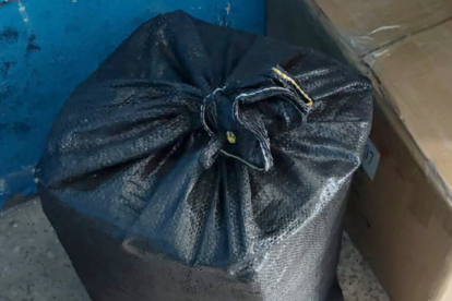 El material estuvo embalado en fundas plásticas como repuestos automotrices.