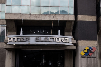 Fotografía de la sede del Consejo Nacional Electoral (CNE), en Caracas, (Venezuela), en una fotografía de archivo.