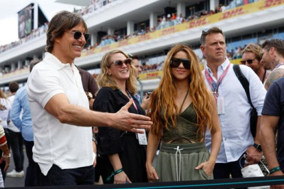Tom Cruise y Shakira.