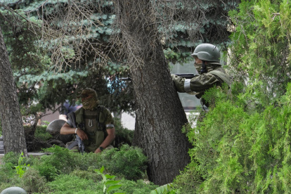 Rusia enfrenta a un enemigo externo "que promueve la ideología del nazismo", dijo Putin