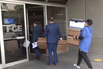 El CPCCS entregó 16 cajas de información de la designación de la fiscal Salazar.