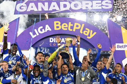 El cuadro azul celebró luego de ganar 3-2 en los penales.