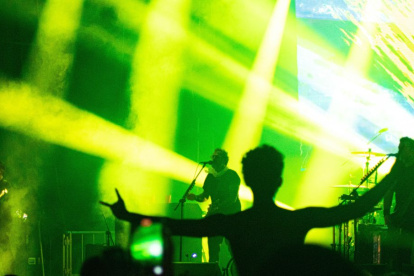 Molotov durante su presentación.