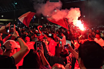 Llegada de Enner Valencia a Brasil