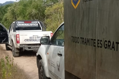 El cuerpo en estado de descomposición se encuentra en el Centro Forense de Manta