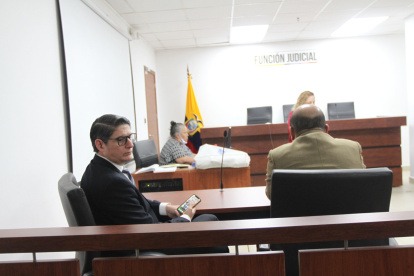 Audiencia. El juez Walter Macías presentó una acción de protección contra el Consejo de la Judicatura.