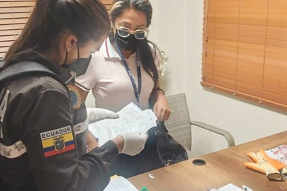 Operativo. El caso comenzó en 2021, cuando  la Fiscalía dirigió cuatro allanamientos en Manta.