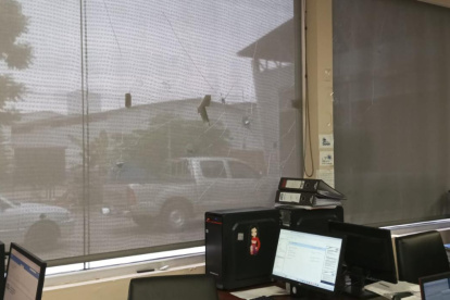 Ataque. En menos de un mes se volvió a atacar las oficinas de la Autoridad de Tránsito de Durán.