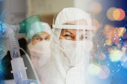 Enfermeros y doctores. Fotografía de referencia.