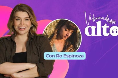 Ro Espinoza en un episodio de Vibrando Alto.