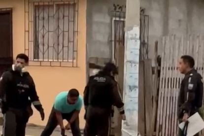 Mutilado. Los cuerpos fueron hallados en diferentes sitios de Posorja.