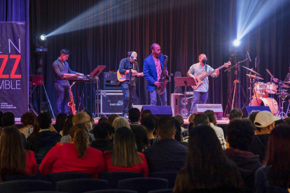 El CEN Jazz Ensemble en una de sus presentaciones en abril de 2022.