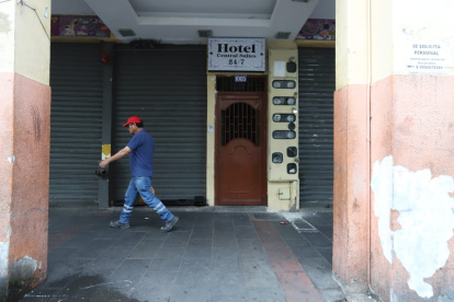 Su cuerpo quedó dentro de la oficina donde administraba el hotel
