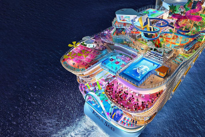 El nuevo crucero, Icon of the Seas, está casi listo para zarpar.