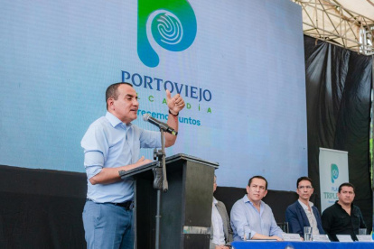 El alcalde sancionado escribió este 29 de junio de 2023, ya cuando se conocía la sentencia "¡Portoviejo ya eligió seguir creciendo!".