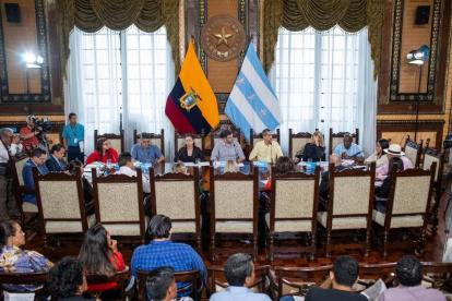 Sesión. El Concejo Cantonal aprobó en segundo debate la ordenanza.