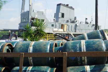 La Armada informó que este 1 de julio de 2023 zarpó un buque para abastecer a Galápagos.