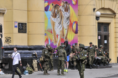 Mercenarios. 200.000 personas conformaron el Grupo Wagner, en Rusia, y fueron dotadas con armamento bélico. Estas armas reingresarán al Ministerio de Defensa.