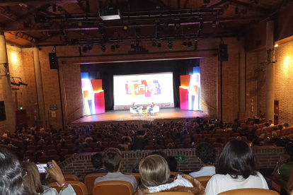 Bogotá. Uno de los auditorios en los que hasta ayer domingo se desarrolló el Festival Gabo en esta capital.