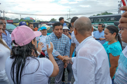Eustaquio Tuala, candidato a la Asamblea por la Revolución Ciudadana, quien representó a la Feine en las protestas de junio de 2022.