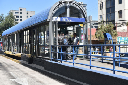 Hecho. En una de las unidades del sistema de transporte de la Ecovía fue asesinado un ciudadano que se desplazaba hacia el norte de la capital.