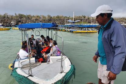 Las travesías entre islas son fuentes de contaminación.