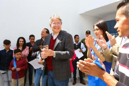 Actividad. El presidente Guillermo Lasso cumplió este 5 de julio agenda en Ibarra.