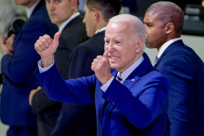 El presidente de Estados Unidos, Joe Biden, visitó Carolina del Sur este jueves.