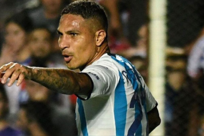 El delantero peruano Paolo Guerrero militó hasta esta temporada en Racing de Argentina.